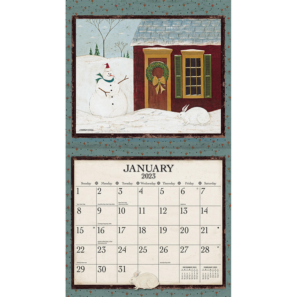2023 Calendar Warren Kimble by Warren Kimble, LANG 23991001884 Lang
