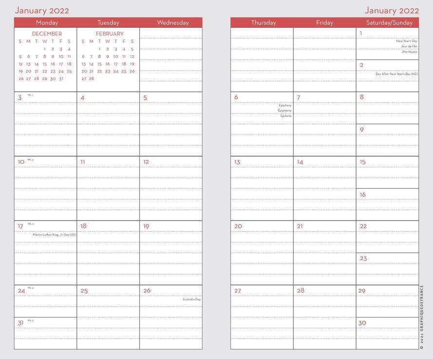 2 Year Pocket Calendar 2023 And 2023 20222023 2Year Planner Best Day Ever Pocket Monthly GF97854 Graphique de France