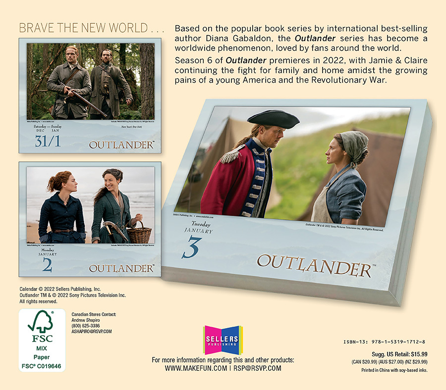 Outlander 2023 Calendar Printable Calendar 2023