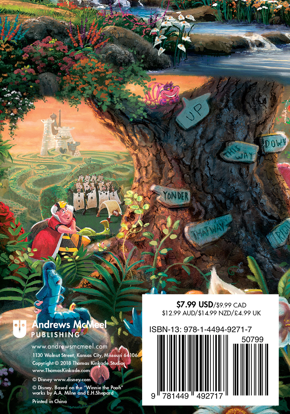 Thomas Kinkade Disney Dreams Collection 2019 Monthly Pocket Planner