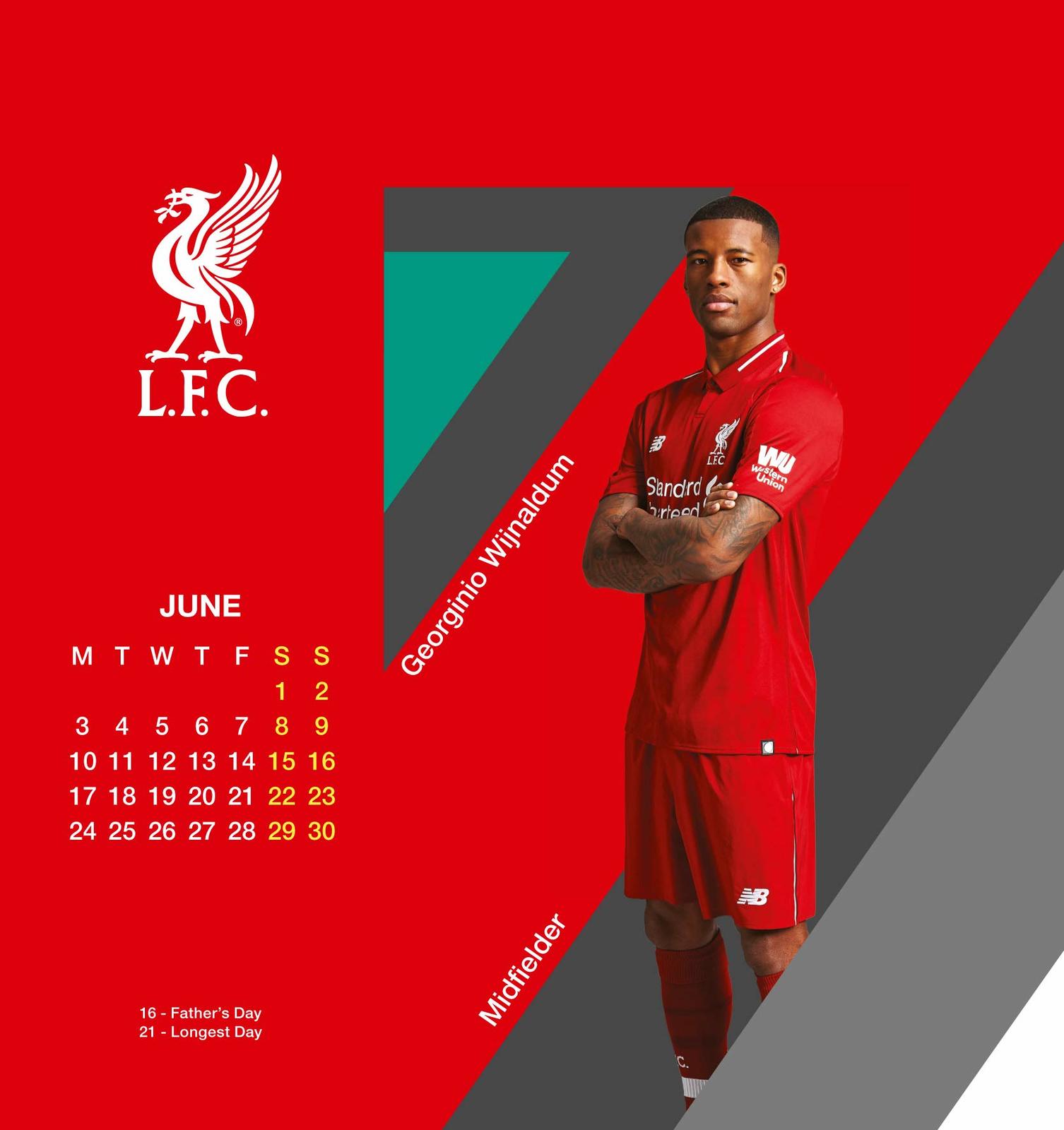 Liverpool FC Official 2019 Desk Easel Calendar by Danilo ...