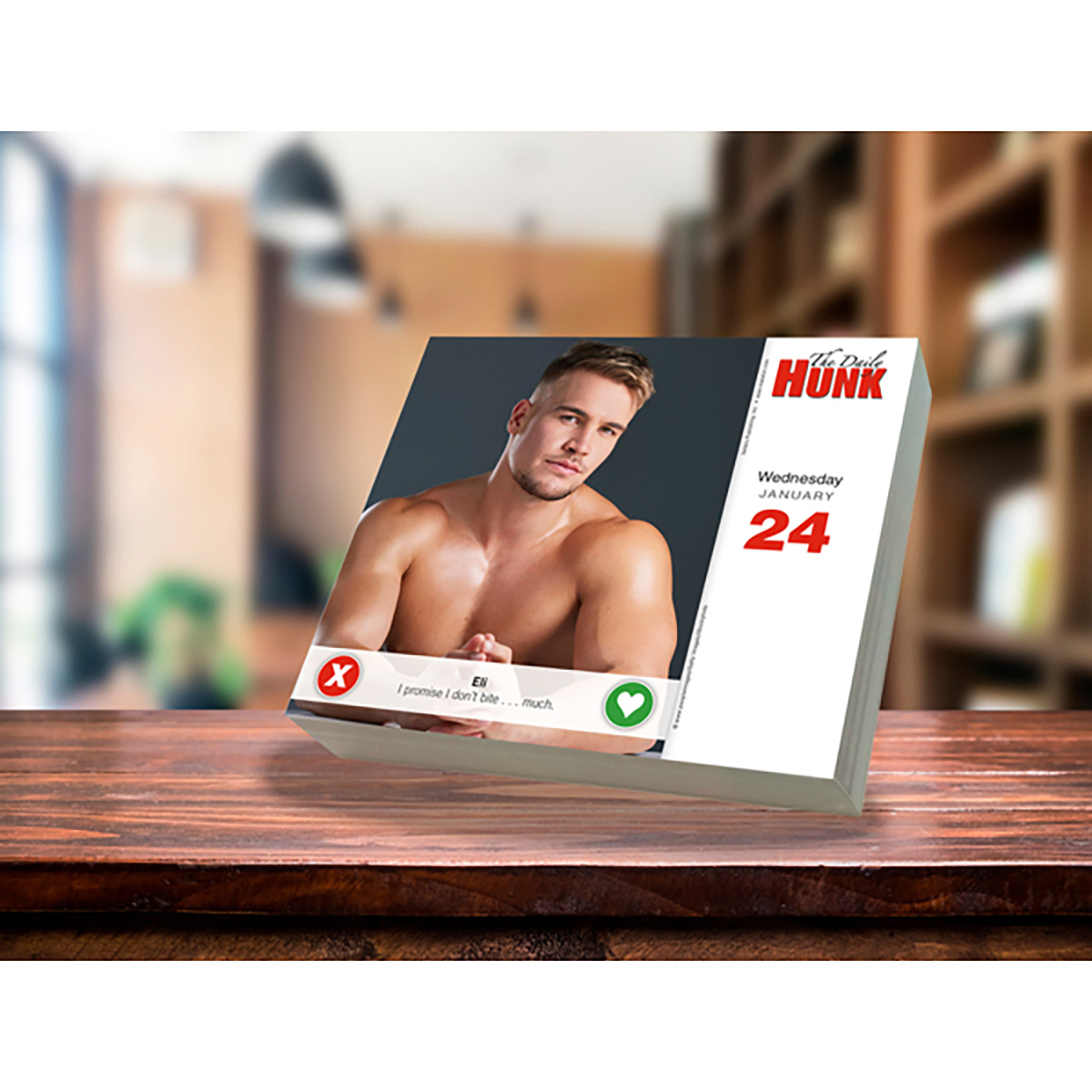 The Daily Hunk 2024 Daily Boxed Calendar by Sellers Publishing