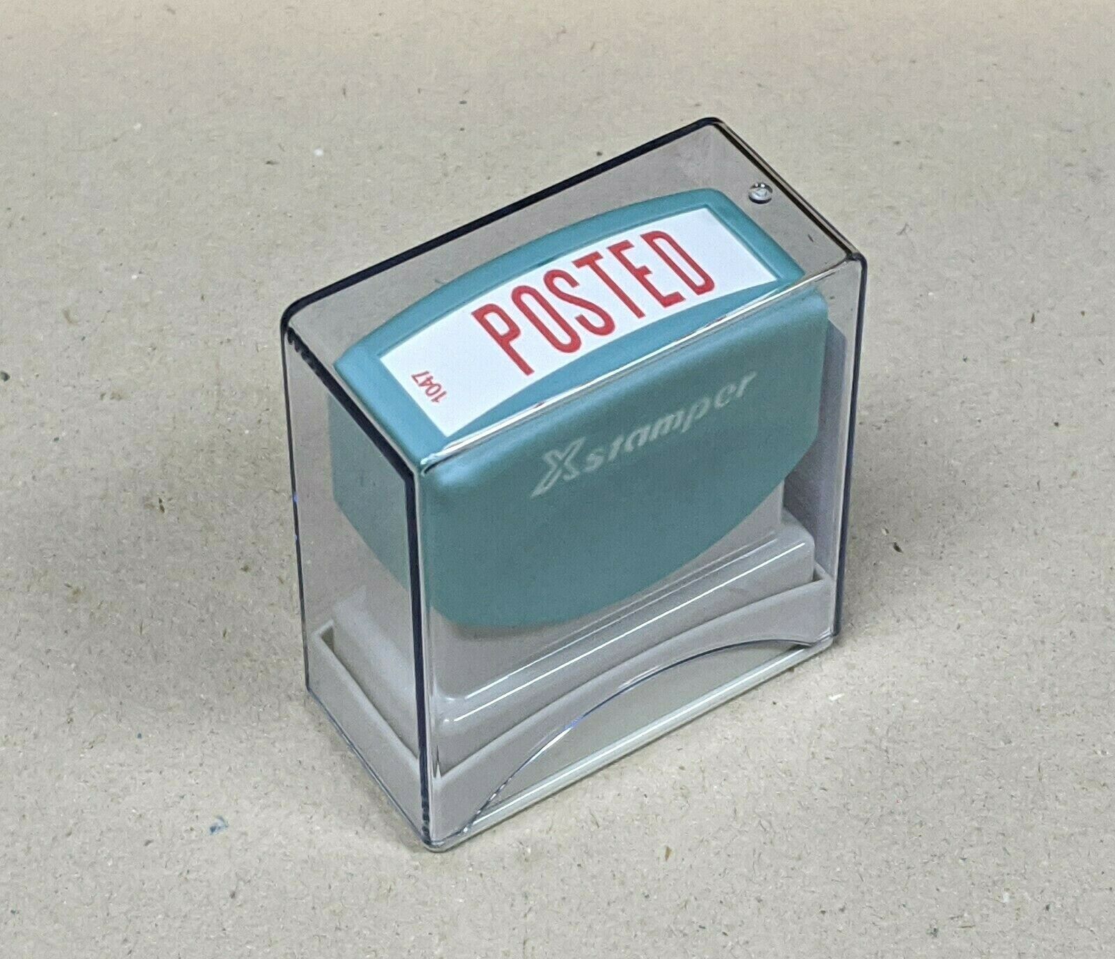 XStamper SelfInking Stamp Posted Red