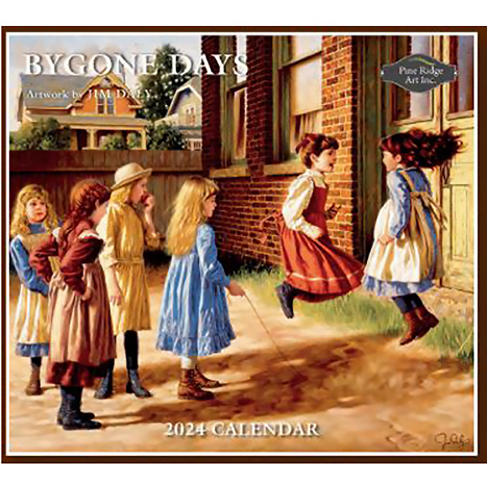2024 Calendar Bygone Days by Jim Daly, Pine Ridge Art 5949