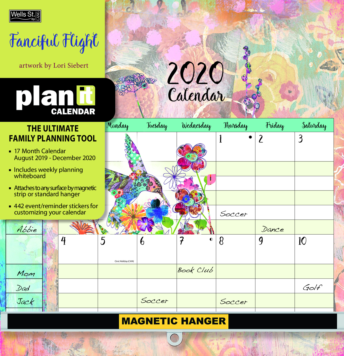 fanciful flight 2020 plan it calendar by lang 20997009164 plan it calendar