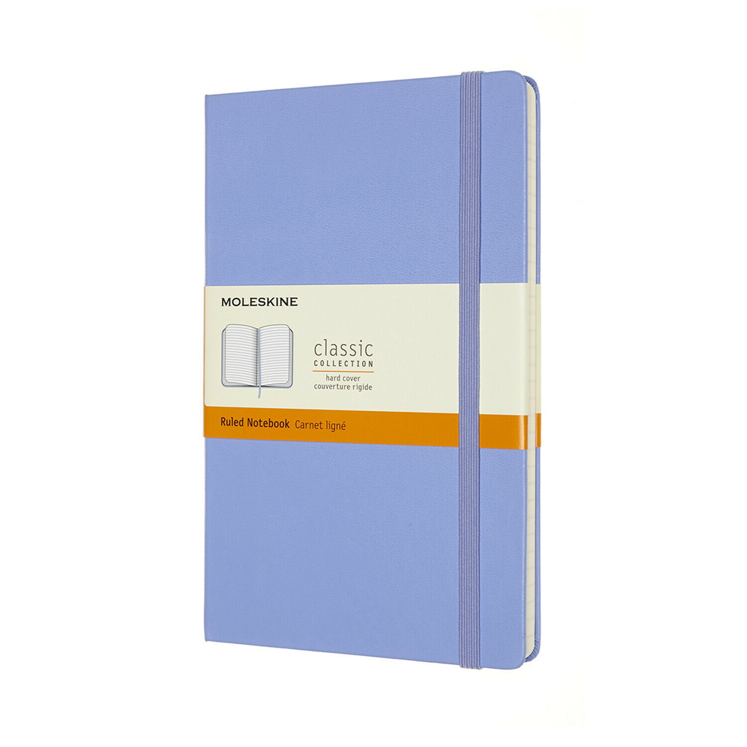 Moleskine Classic Notebook Hard Cover Ruled Large Hydrangea Blue