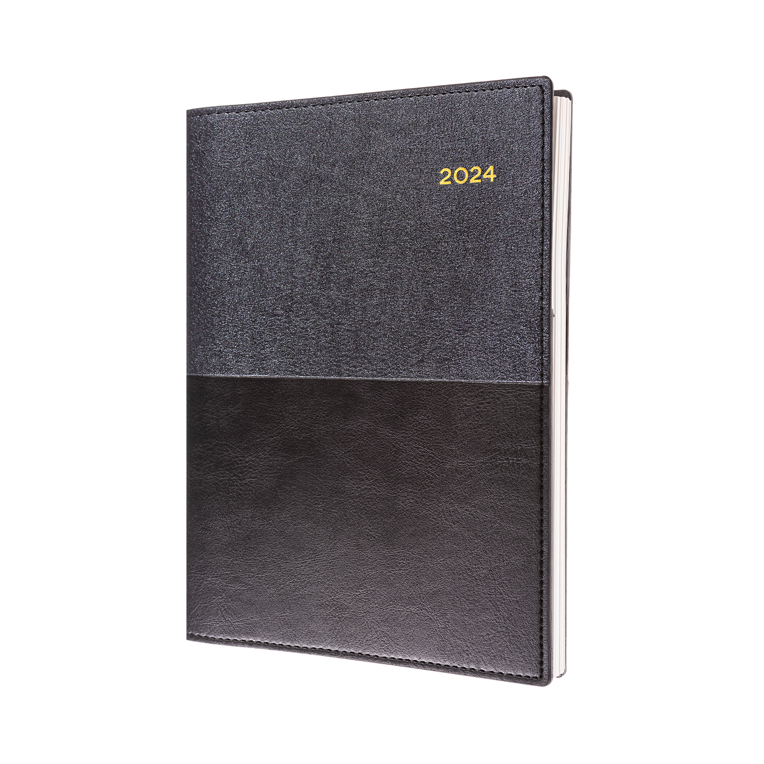 2024 A6 SOFT COVER DIARY- weekly - black colour