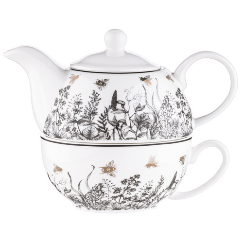Ashdene Queen Bee Teapot & Teacup Set Tea For One, The Ladelle Group
