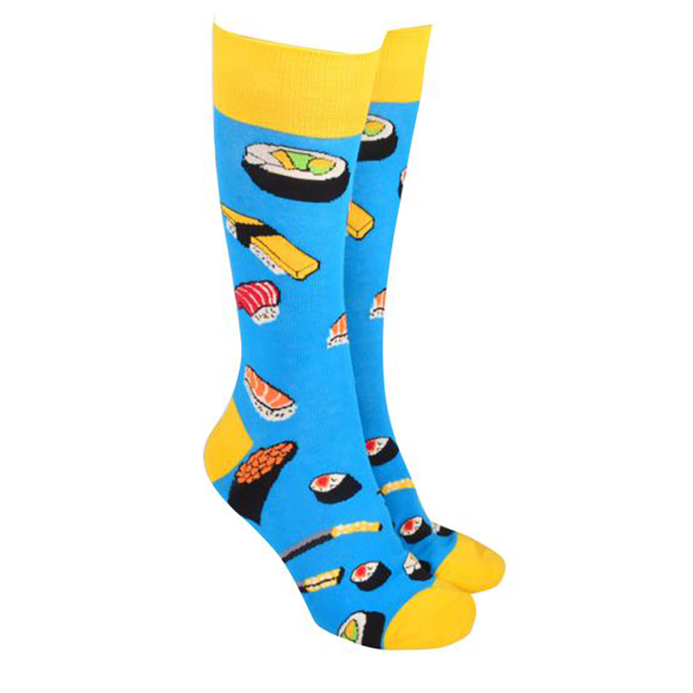 Sock Society Novelty Socks Unisex One Size Sushi (1 Pair) 53975 - Picture 2 of 4