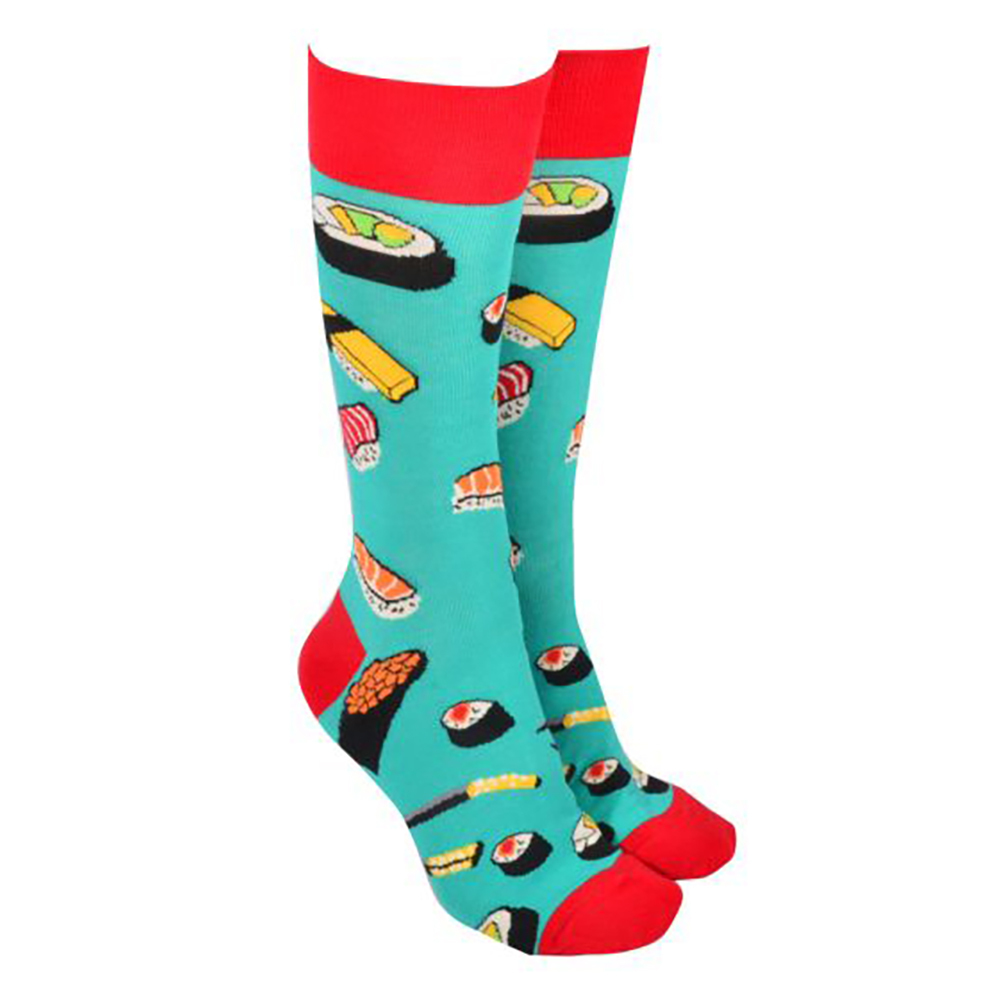 Sock Society Novelty Socks Unisex One Size Sushi (1 Pair) 53975 - Picture 3 of 4