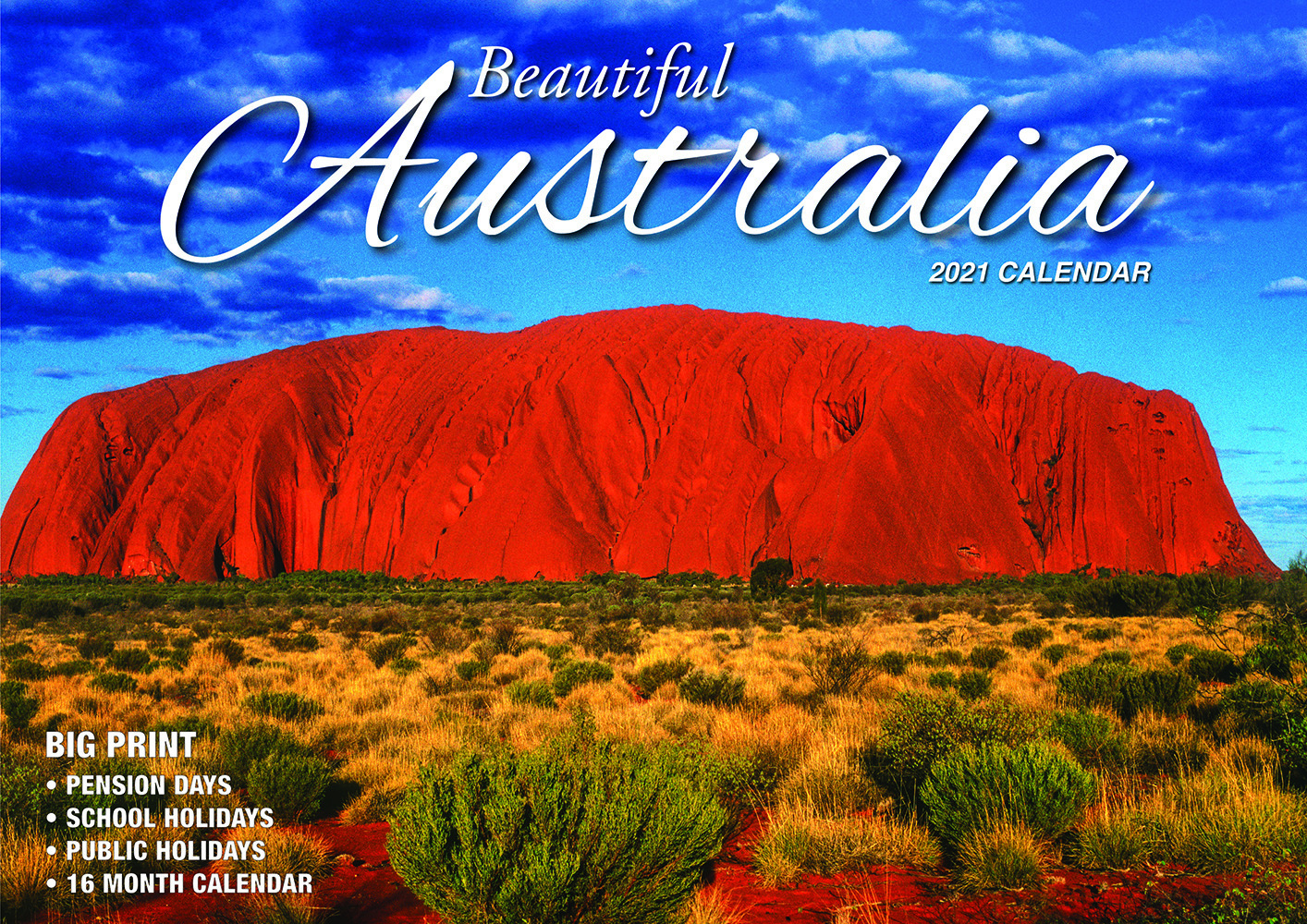 Northern New South Wales 2021 Rectangle Wall Calendar 13 Months By Bartel