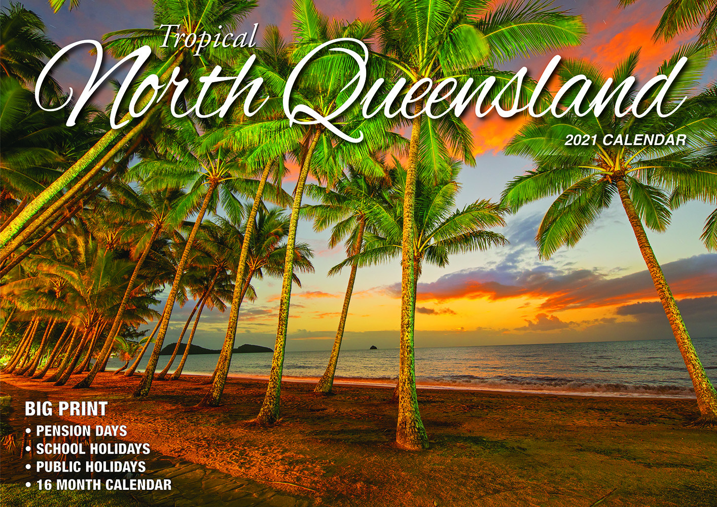 2021 Calendar North Queensland Big Print Calendar by ...