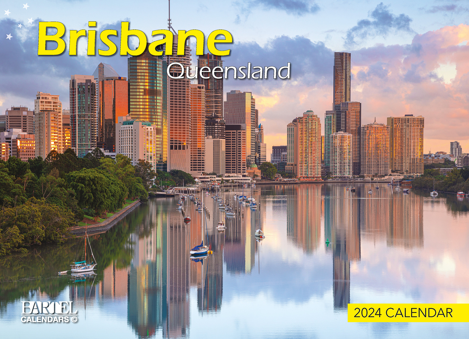 Brisbane 2024 Prestige Wall Calendar by Bartel Calendars