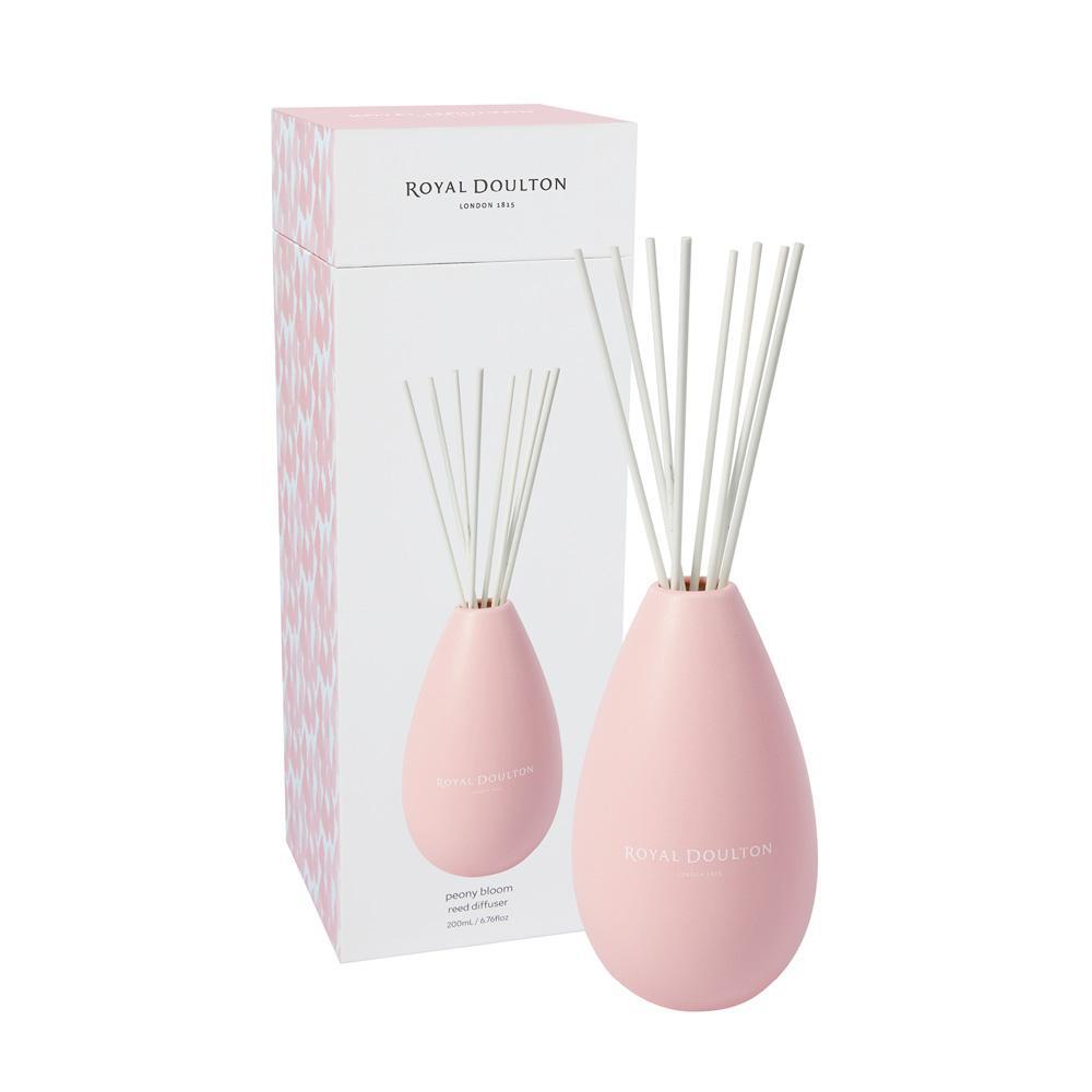 Royal Doulton Reed Diffuser Peony Bloom 200mL Ceramic Jar Home Decor