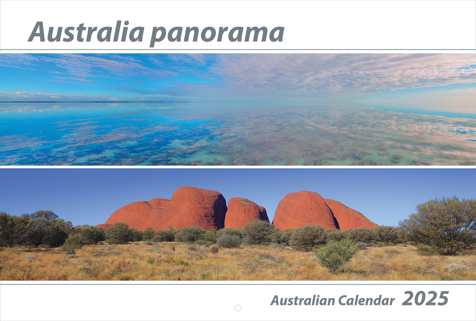 2025 Australia Panorama Large Wall Spiral Calendar by New Millennium Images
