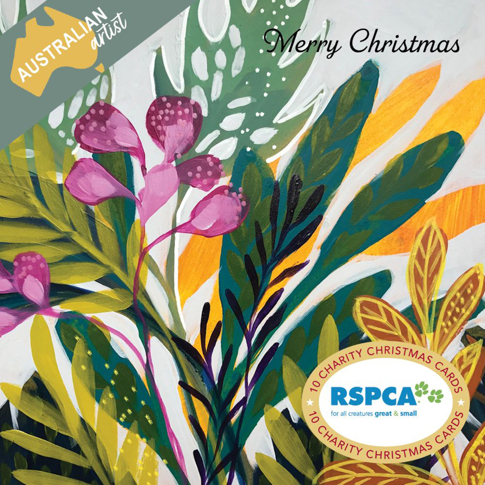 Charity Christmas Card RSPCA Christmas Natives