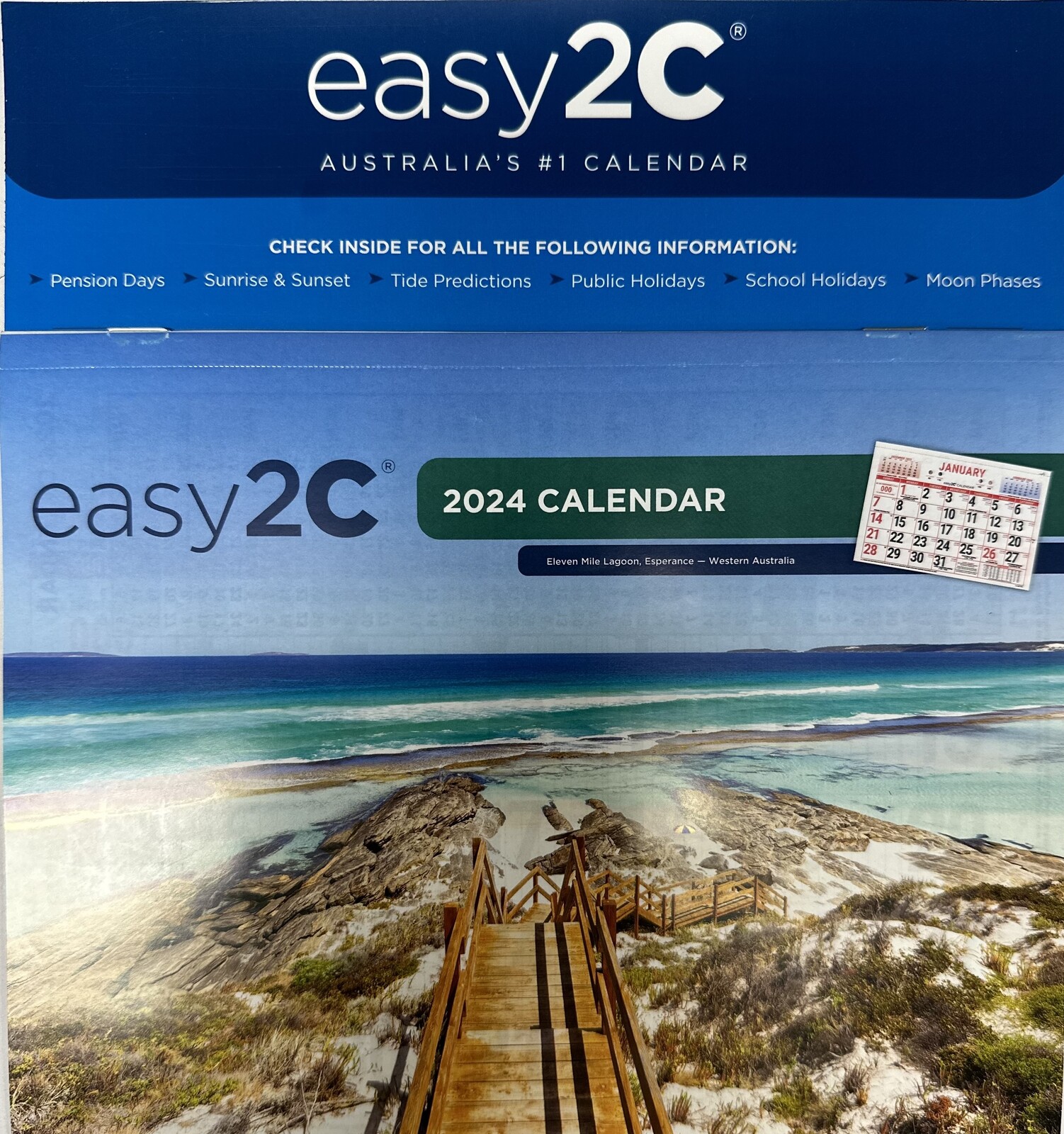 2024 Calendar easy2C EsE2c Easy To See 4278.