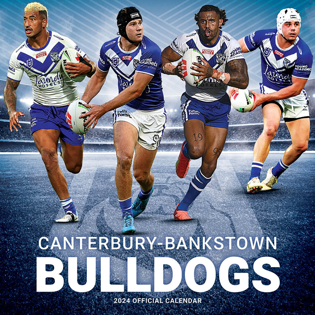 NRL Canterbury Bulldogs Official NRL 2019 Wall Calendar NEW by Paper Pocket