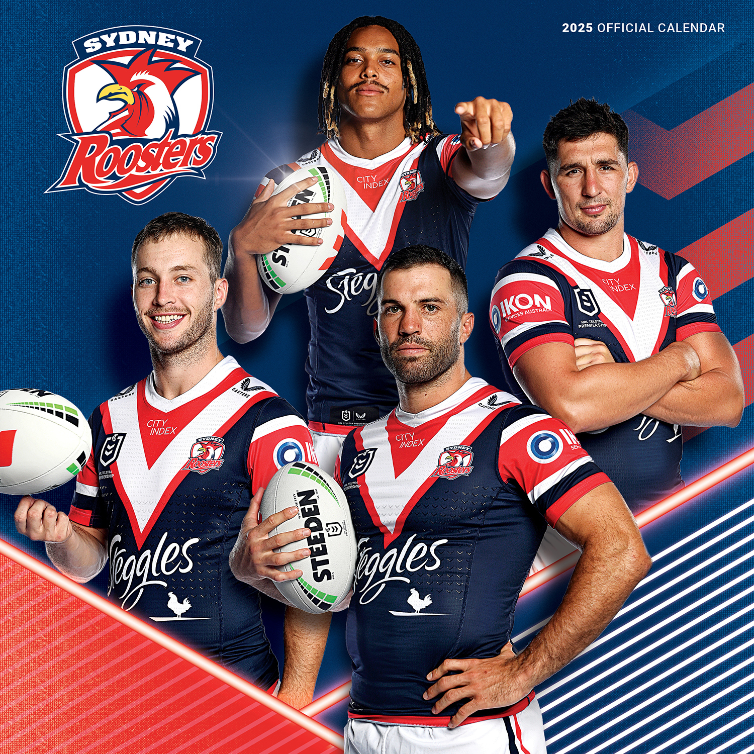 2020 NRL Sydney Roosters Square Wall Calendar by Paper Pocket SOLD OUT