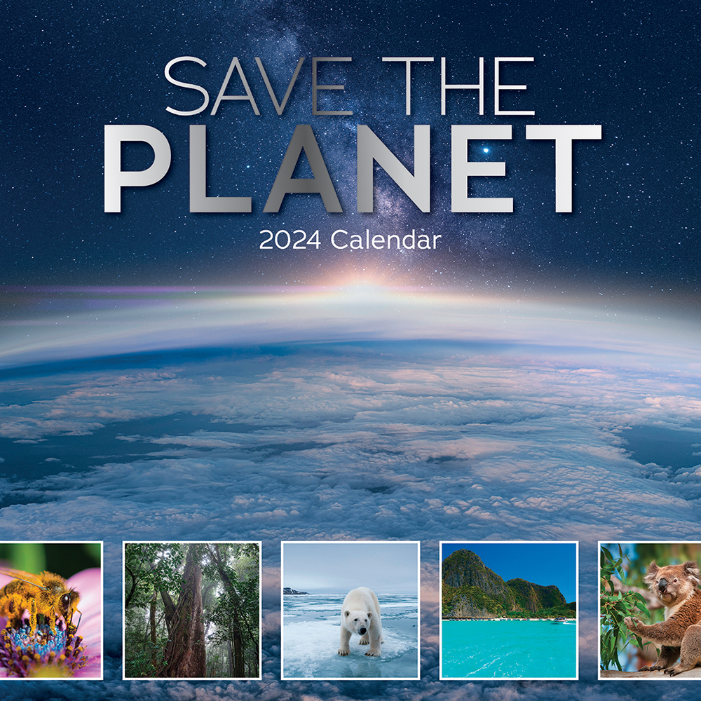 2024 Calendar Save the Square Wall by The Gifted Stationery