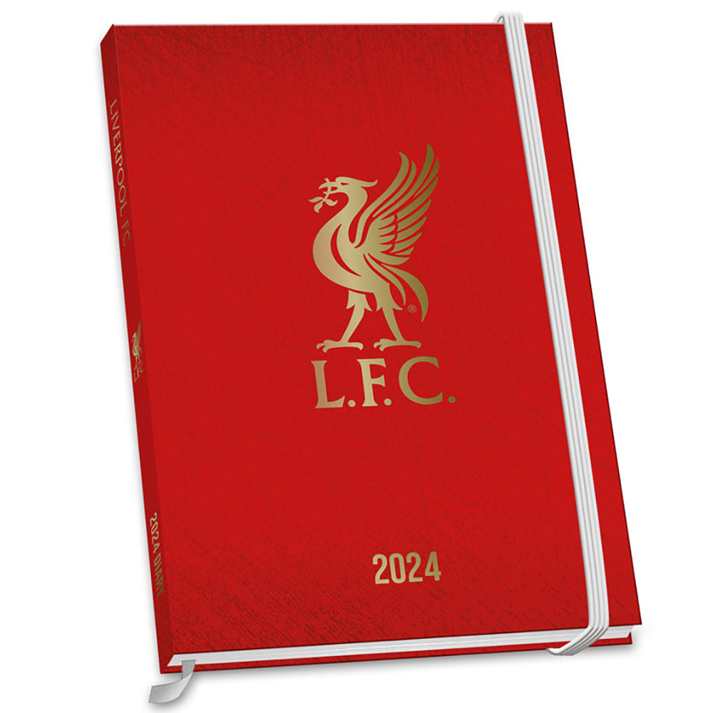 Liverpool Football Club Official 2024 A5 Week to View Planner by Danilo