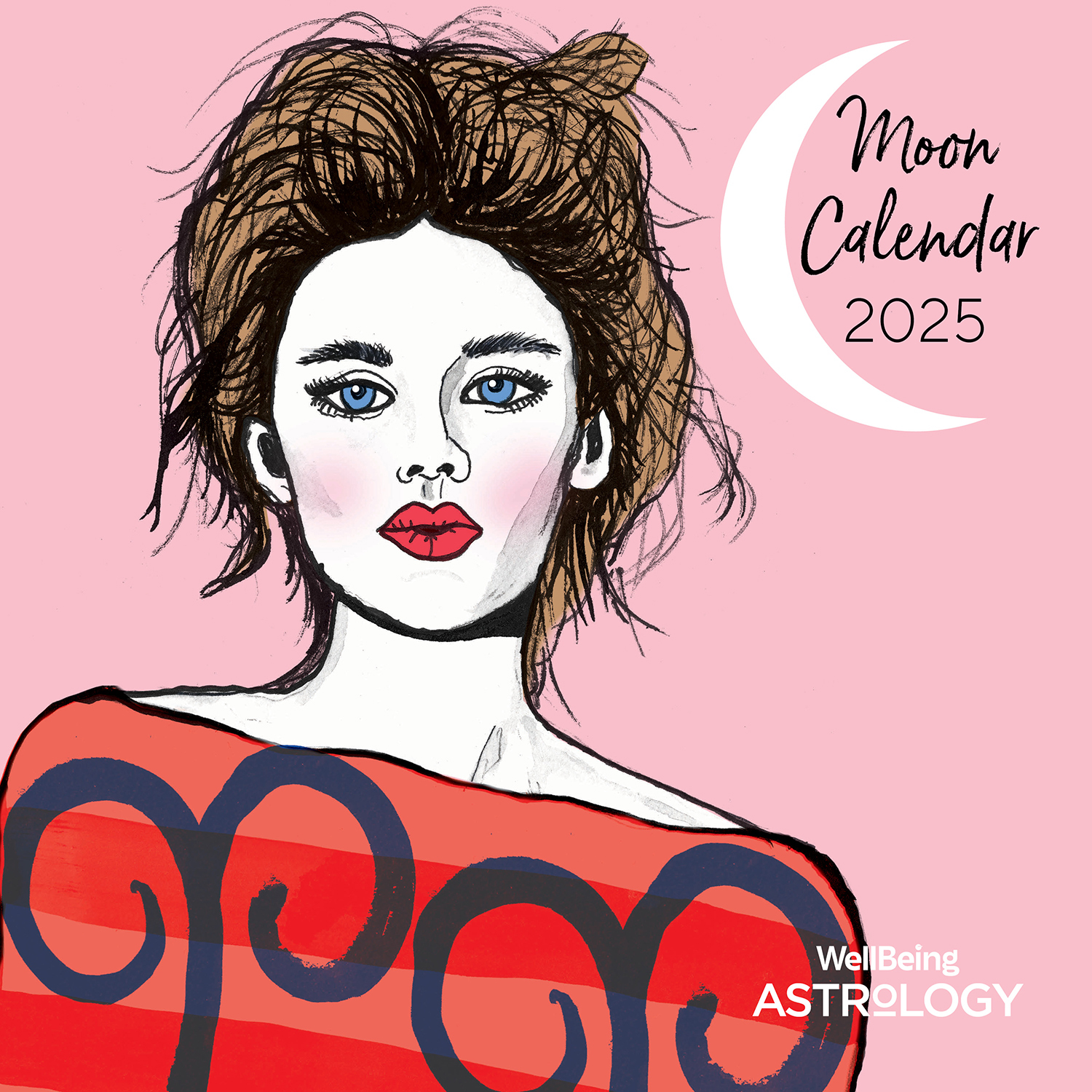 Wellbeing Astrology 2024 Square Wall Calendar by Paper Pocket