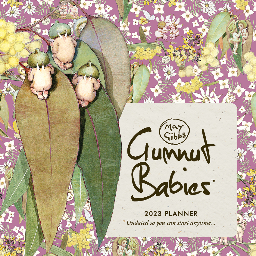 May Gibbs (Gumnut Babies) 2019 Wall Calendar by Paper Pocket, Free Post