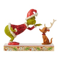 Grinch by Jim Shore Figurine 14cm Grinch Patting Max, Whitehill 6008889