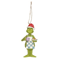 Grinch by Jim Shore Hanging Ornament 7.5cm Grinch In Apron, Whitehill 6010786