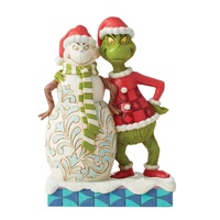 Grinch by Jim Shore Figurine 20cm Grinch with Grinchy Snowman, Whitehill 6012695