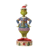 Grinch by Jim Shore Figurine 22cm Grinch Wearing Ugly Sweater, Whitehill 6012700