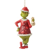 Grinch by Jim Shore Hanging Ornament 13cm Grinch with Coal, Whitehill 6012708
