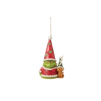 Grinch by Jim Shore Hanging Ornament 12.8cm Grinch Gnome with Max, Whitehill 6015228