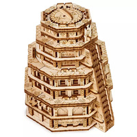 EscapeWelt 3D Wooden Puzzle Quest Tower Puzzle Box, Acton QTOWER