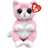 TY Beanie Bellies Lillibelle the Cat (Regular 6 inch 15cm) Pink TY41283