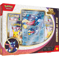Pokemon TCG: 30th Celebration Greninja ex Box, 10-10463-120