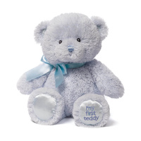 GUND Plush 25cm My First Teddy Bear Blue, U4043950