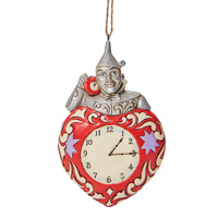The Wizard of Oz by Jim Shore Hanging Ornament 12cm Tin Man Heart, Whitehill 6008312