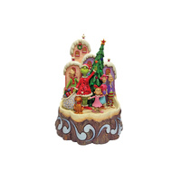 Grinch by Jim Shore Figurine 22cm Carved by Heart Light-Up Grinch, 6008890
