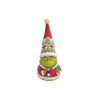 Grinch by Jim Shore Figurine 18cm Grinch Gnome with Large Heart, 6009200