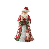 Heartwood Creek Figurine 17cm Santa with Animals, 6009691