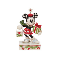 Disney Traditions Figurine 13cm Minnie with Bag & Present, 6010870