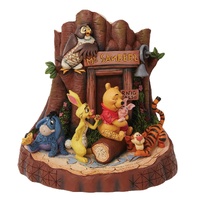 Disney Traditions Figurine 19cm Pooh Carved By Heart, Whitehill 6010879
