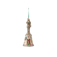 Heartwood Creek Hanging Ornament 12cm 20th Anniversary Santa Through the Years Bell, 6010830