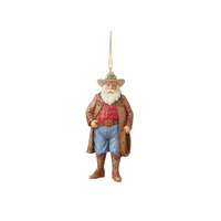 Heartwood Creek Hanging Ornament 11cm Western Santa, 6012971