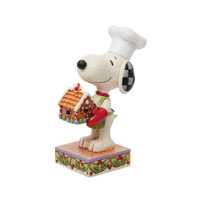 Peanuts by Jim Shore Figurine 13cm Snoopy with Gingerbread House, 6013045