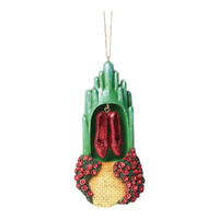 The Wizard of Oz by Jim Shore Hanging Ornament 12cm Ruby Slippers, 6015044