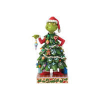 Grinch by Jim Shore Figurine 13cm Grinch Dressed As Christmas Tree, 6015211