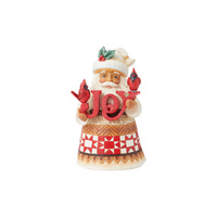 Heartwood Creek Figurine 12cm Santa with Joy, 6015469
