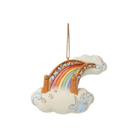 Heartwood Creek Hanging Ornament 8cm Rainbow Bridge, 6015518